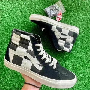 Vans Sk8 Hi Oversized Checkerboard